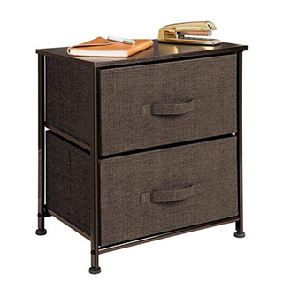 2-Drawer Storage Organizer - Espresso Finish