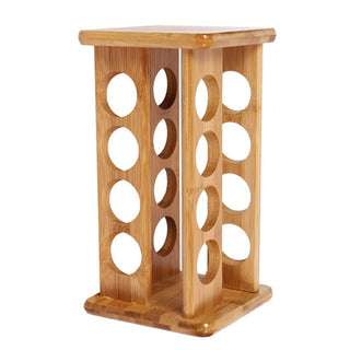 Rotating Wooden Spice Rack