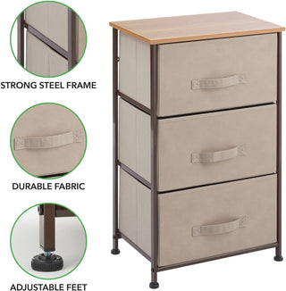 3-Drawer Storage Unit - Multi/Espresso