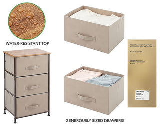 3-Drawer Storage Unit - Multi/Espresso