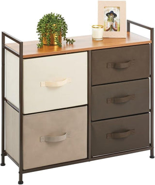 5-Drawer Tall Storage Unit - Multi/Espresso