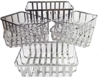 Chrome Storage Baskets (6-Pack)
10.5"x7"x3.25"