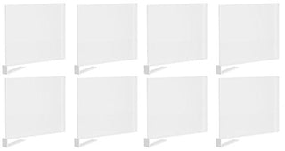 Clarity Sleek Shelf Divider - White (16-Pack)