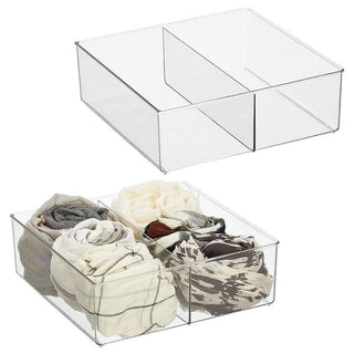 Divided Closet In-Drawer Bin (4-Pack)