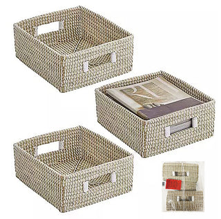 Seagrass Pantry Basket with Handles (6-Pack)