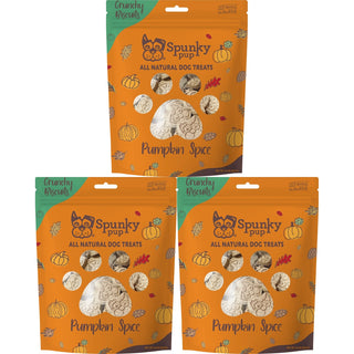 Pumpkin Spice, Crunchy Biscuit Treats, 10 oz (3-Pack)