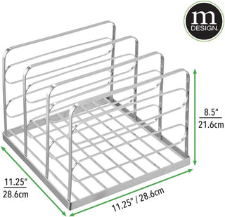 Magazine Organizer Rack (2-Pack) - Chrome