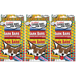 Bark Bars, Dog Treat Bar, 4 Count Variety Pack, Assorted Flavors, 6 oz (3-Pack)