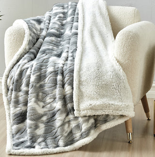 Alaska Fur Sherpa Blanket (2 Pack)