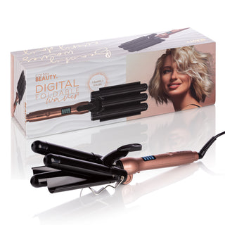 2in1 Digital & Foldable Triple Barrel Waver