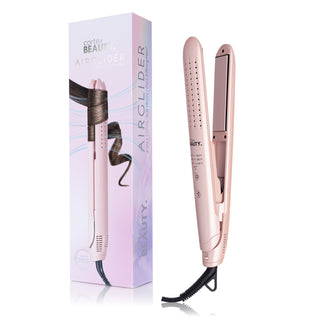 AirGlider "Salon Elite" 2-in-1 Cool Air Flat Iron & Curler