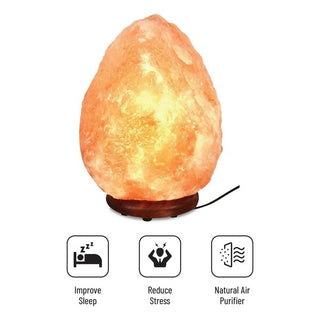 Natural Himalayan Salt Lamp with Dimmer Switch