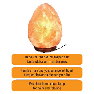 Natural Himalayan Salt Lamp with Dimmer Switch