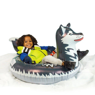 Arctic Husky Inflatable Kids Snow Tube 34" x 43"