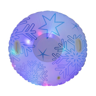 Illuminated Snowflake Large 46" LED Adult Snow Tube