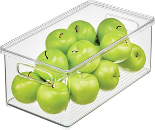 Organizer Bin with Handles and Lid (8-Pack)