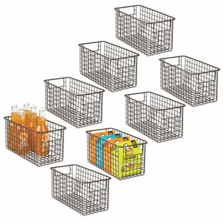 Metal Baskets (8-Pack) - Graphite