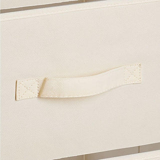 8-Drawer Slim Storage Unit - Cream/White