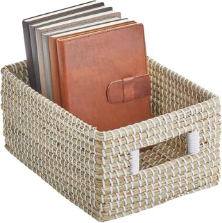 Seagrass Basket with Handles (6-Pack)