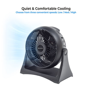 8" Turbo Portable Fan - Black