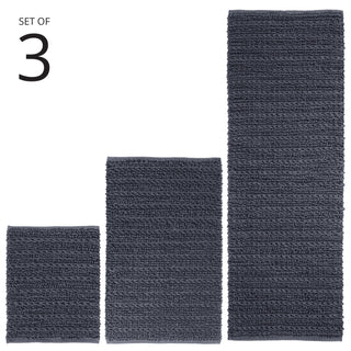 Chunky Rug Combo (3-Piece Set) - Navy