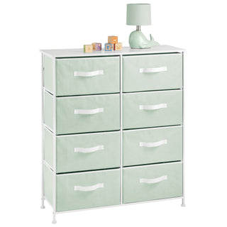 8-Drawer Spacious Unit - Mint/White