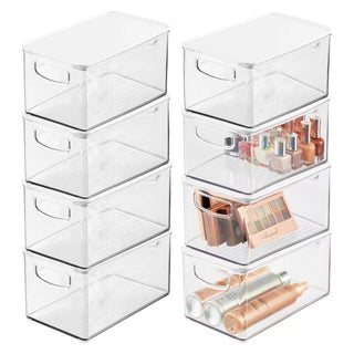 Organizer Bin with Handles and Lid (2-Pack)