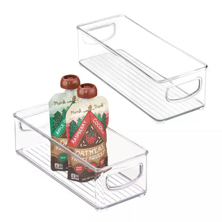 Organizer Kitchen Bin Set (4-Pack) - Clear