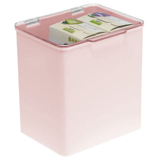 Organizer Storage Bins with Labels (4 Pack)