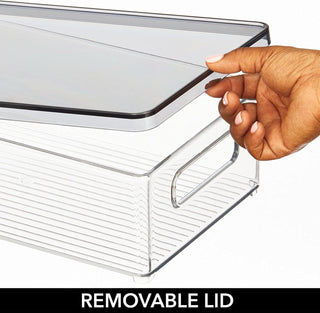 Organizer Bin with Lid (16-Pack)