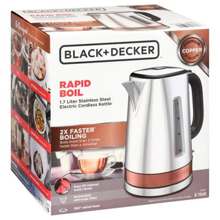 Rapid Boil 1.7L Electric Kettle (2-Pack)