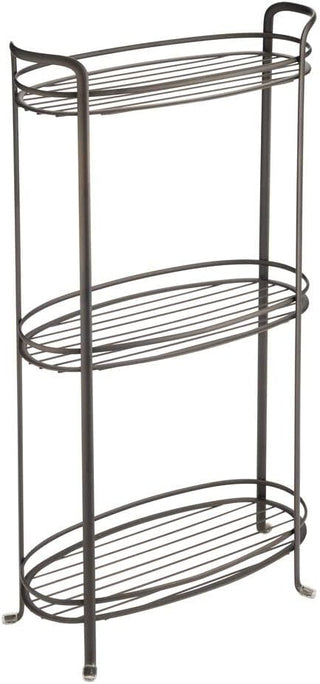 3 Tier Bathroom Shelf Unit (2-Pack) - Bronze