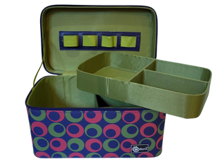 Makeup Box with Valet Tray (2-Pack)