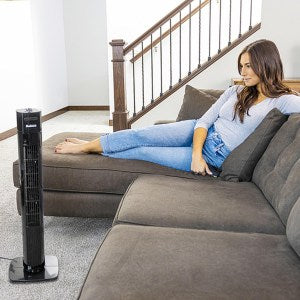 31" Tower Fan (2-Pack) - Black