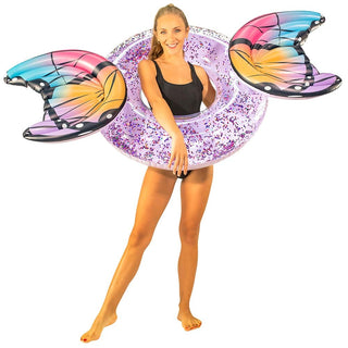 Glitter Butterfly 40" Pool Tube