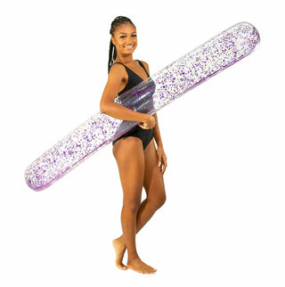 Orchid Glitter Giant 72" Super Pool Noodle