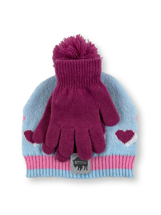 6-Piece Kids' Hat & Glove Set (3 Hats & 3 Gloves)