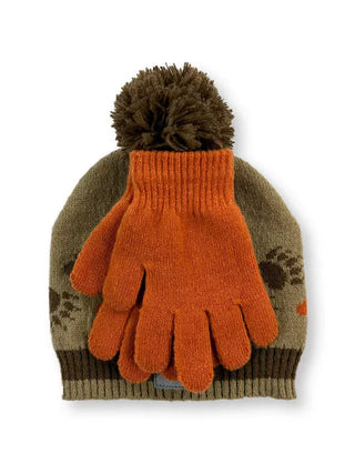 6-Piece Kids' Hat & Glove Set (3 Hats & 3 Gloves)