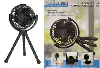 Portable USB Rechargeable Flex Fan