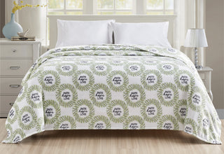 Ultra Soft Printed Blanket (Queen) - Faith, Hope & Love