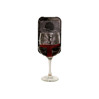 Porte-verre à vin et haut-parleur Bluetooth pour bain/douche