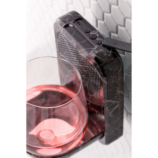 Porte-verre à vin et haut-parleur Bluetooth pour bain/douche