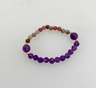 Mommy & Me - Genuine Gemstone Bracelet in "Love to Love You"