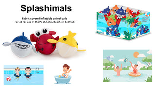 Splashimals Mesh Fabric Covered Inflatable Water Toys