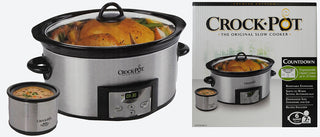 6 Qt. Crock Pot with 16 Oz. Little Dipper Slow Cooker (2-Pack)