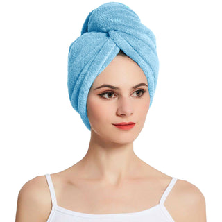 20X QuickDry Turban Hair Towel (2-Pack)