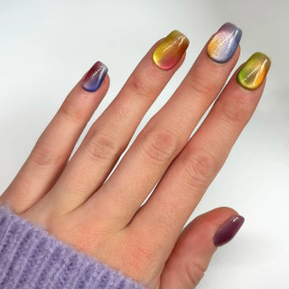 Reusable Microchipped NFC Press-On Nails - 🌈 SLAY DATE 🌈