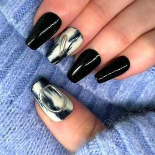 Reusable Microchipped NFC Press-On Nails - 🖤 NO REST FOR THE WICKED 🖤