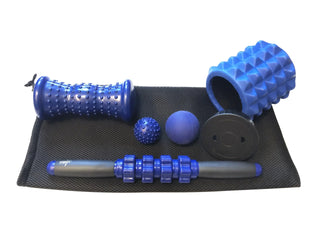 Maji Sports Muscle recovery Travel kit Fitness accessories Athletic recovery Foam roller Massage ball Portable recovery Exercise equipment